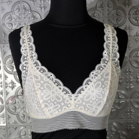 Victoria's Secret Lace Bra Bralette Longline - Picture 1 of 2